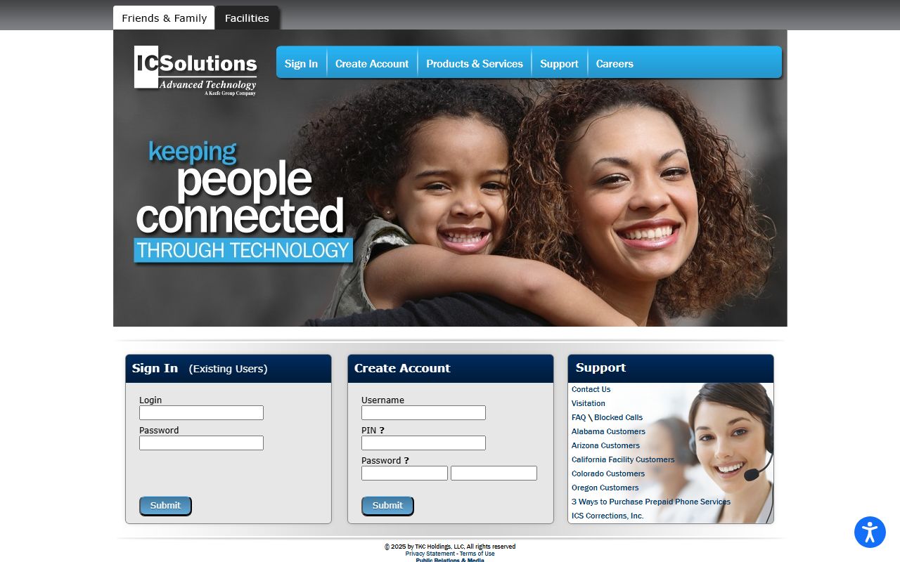 Crittenden County Circuit Court Clerk records IC Solutions visitation provider