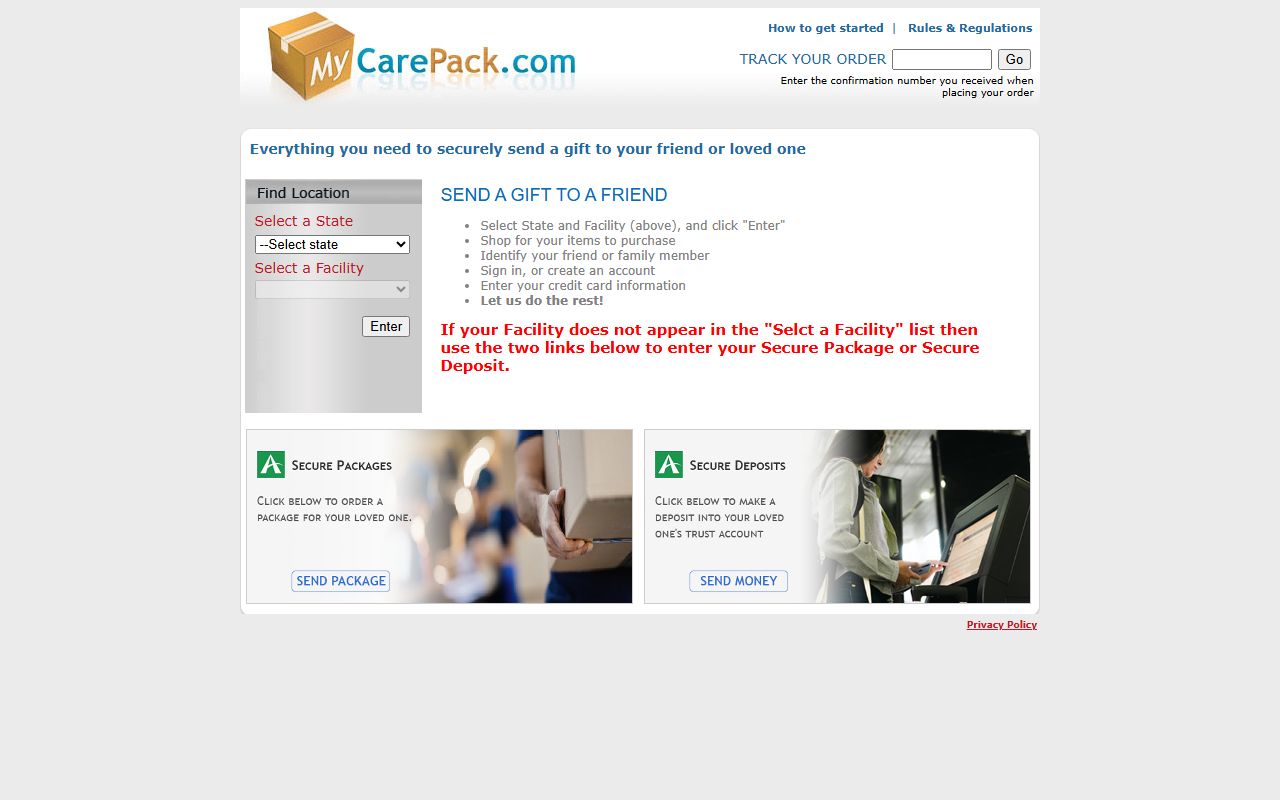 Crittenden County Circuit Court Clerk records MyCarePack detention provider